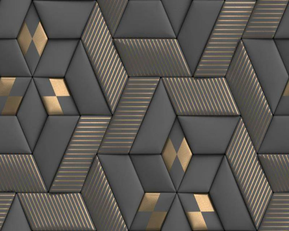 3D Wallpaper Illusive Pillow Warner